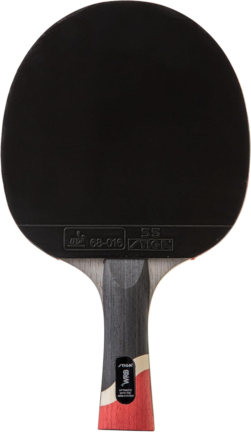 STIGA Pro Carbon + Raptor Performance-Level Table Tennis Rackets with Carbon Technology for Tournament Play - 7-Ply Blade with Flared Handles - 2Mm Sponge for Enhanced Control and Speed