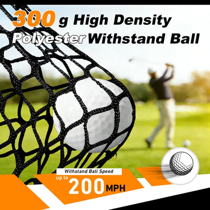 Golf Hitting Net for Backyard Driving 12X7Ft with Quiet Target