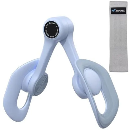 Merach Thigh Trainer Home Fitness Equipment for Inner Thigh, Legs, Arms, Arm Trimmers Optional Versions: Standard, Strap, Smart Counter Blue Backtoschool